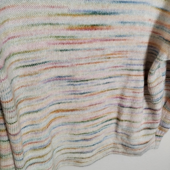 J. Crew Space-dyed boxy crewneck sweater sz M - Picture 4 of 7